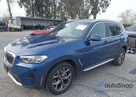 2022 BMW X3 Sdrive30I from USA, damaged, VIN 5UX43DP07N9M15503